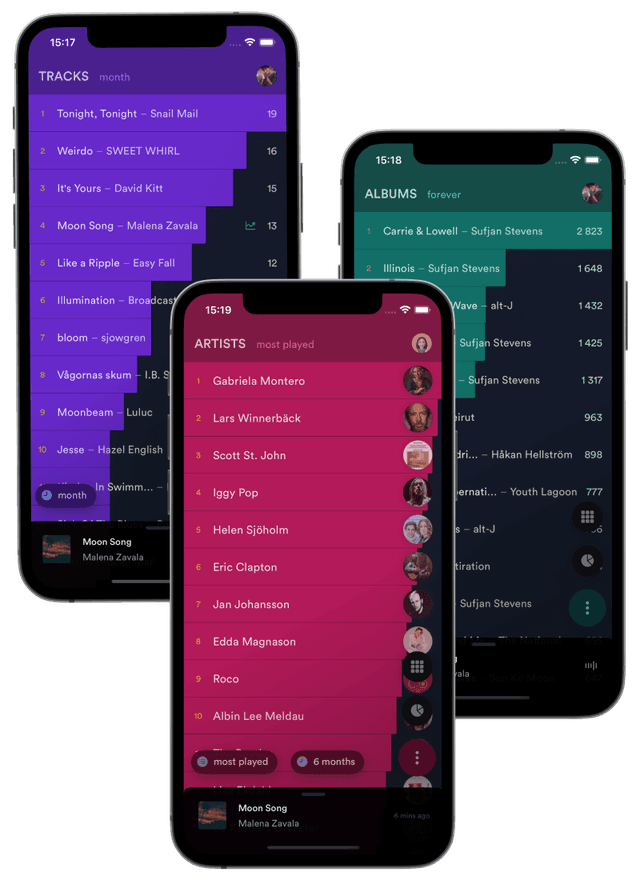 bijou.fm is a beautiful Last.fm and Spotify client.