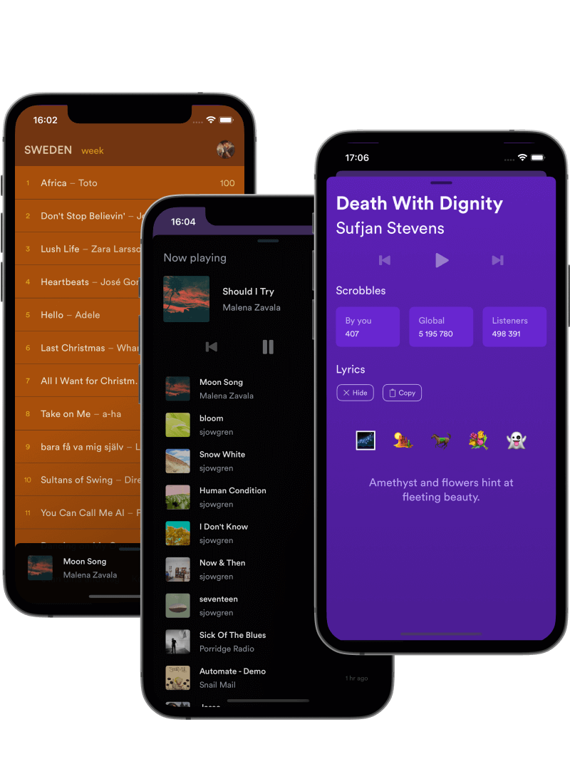 Easy to use tool for Last.fm and Spotify